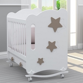 Bambino Casa Stelle Тortora - Бебешко креватче Капучино